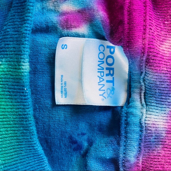 420 Tie- Dyed Graphic T-shirt Size Small - Picture 6 of 8